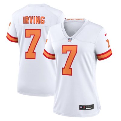 Bucky Irving '76 Tampa Bay Buccaneers Women's  Game Jersey - White