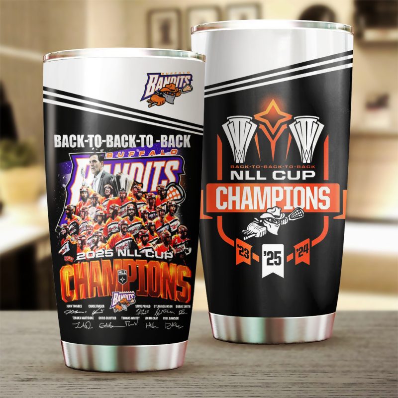 Buffalo Bandits Stainless Steel Tumblers 20oz/30oz TBC1075