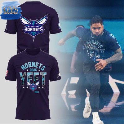 Charlotte Hornets x YEET 2025 Limited Edition Unisex Performance T-Shirt