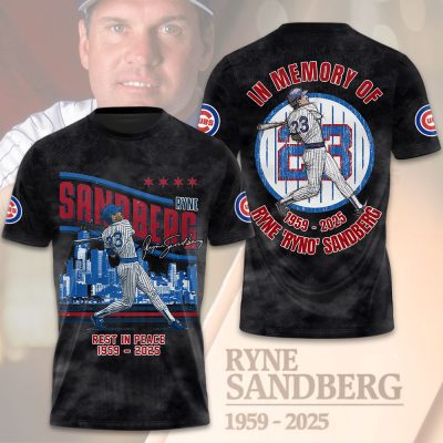 Chicago Cubs x Ryne Sandberg Unisex Performance T-Shirt WEF1011