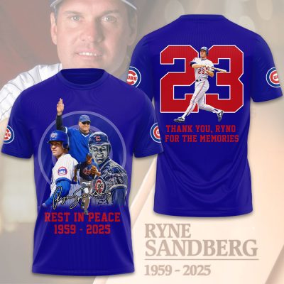 Chicago Cubs x Ryne Sandberg Unisex Performance T-Shirt WEF1013