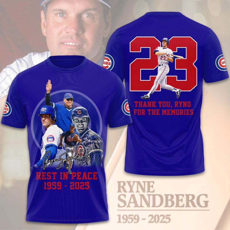 Chicago Cubs x Ryne Sandberg Unisex Performance T-Shirt WEF1013