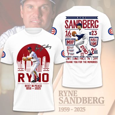 Chicago Cubs x Ryne Sandberg Unisex Performance T-Shirt WEF1014
