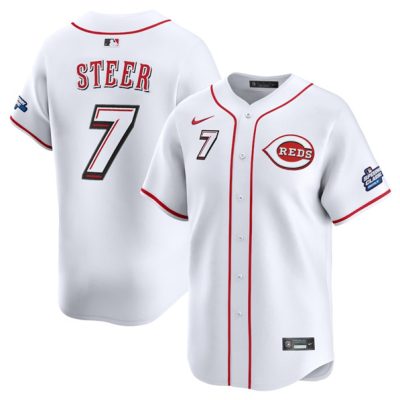Cincinnati Reds Active Player Custom White 2025 Speedway Classic Home Limited Baseball Stitched Jersey