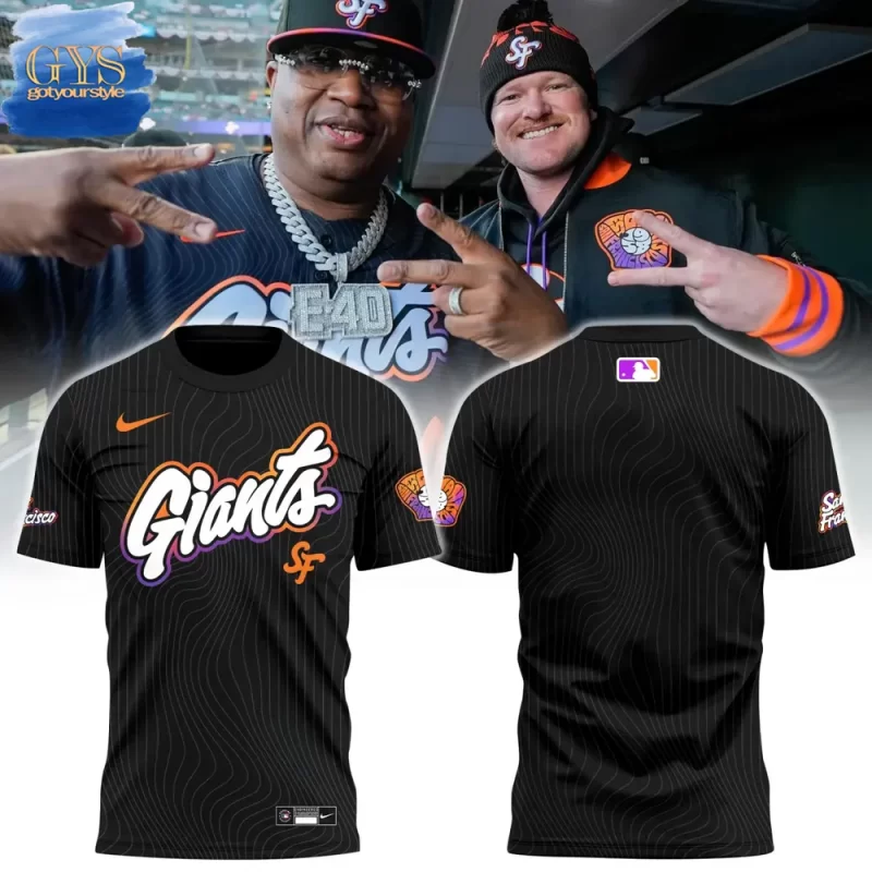 City Connect Uniform San Francisco Giants 2025 Unisex Performance T-Shirt