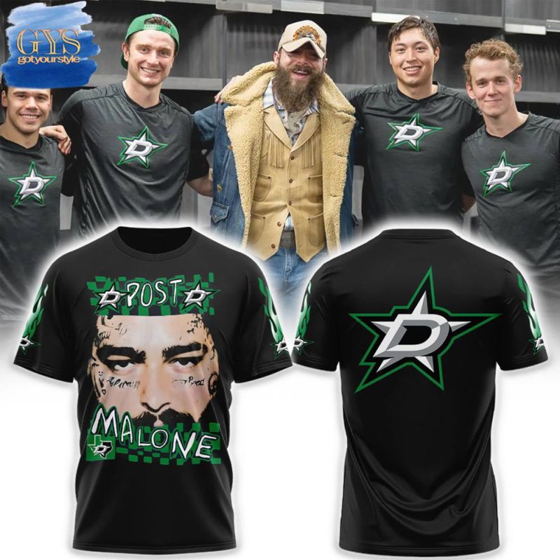 Dallas Stars x Post Malone Premium Limited Edition Unisex Performance T-Shirt