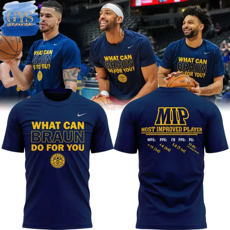 Denver Nuggets Christian Braun MIP Limited Edition Unisex Performance T-Shirt