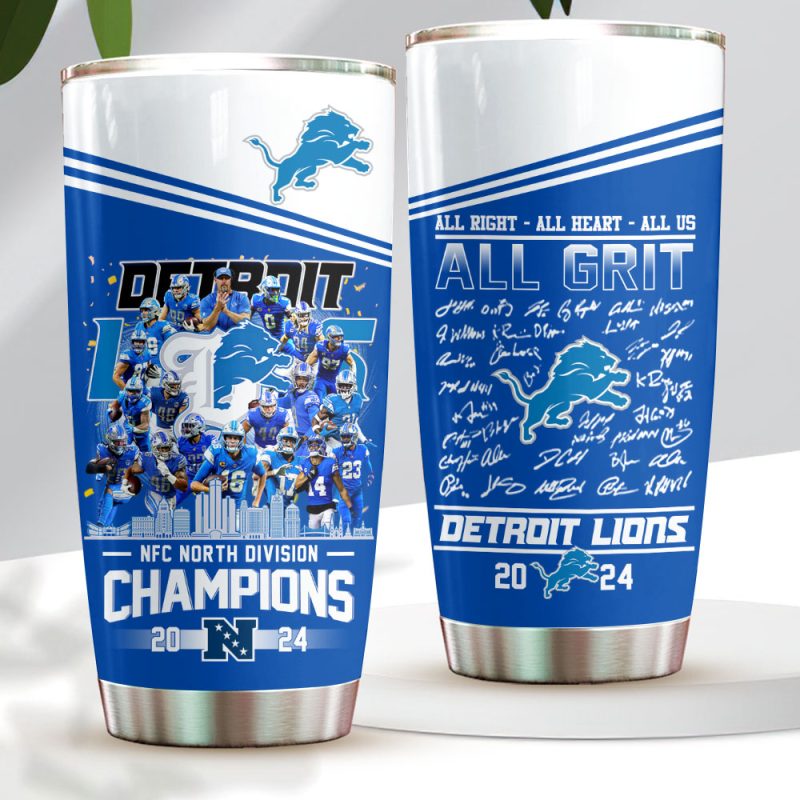 Detroit Lions Stainless Steel Tumblers 20oz/30oz TBC1373
