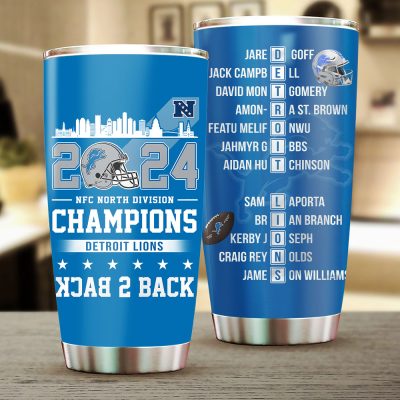 Detroit Lions Stainless Steel Tumblers 20oz/30oz TBC1375