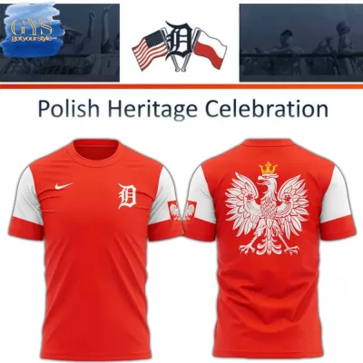 Detroit Tigers Polish Heritage Celebration Unisex Performance T-Shirt