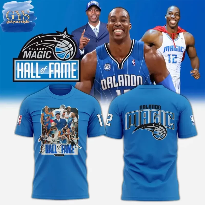 Dwight Howard Orlando Magic Hall of Fame Tee Shirt