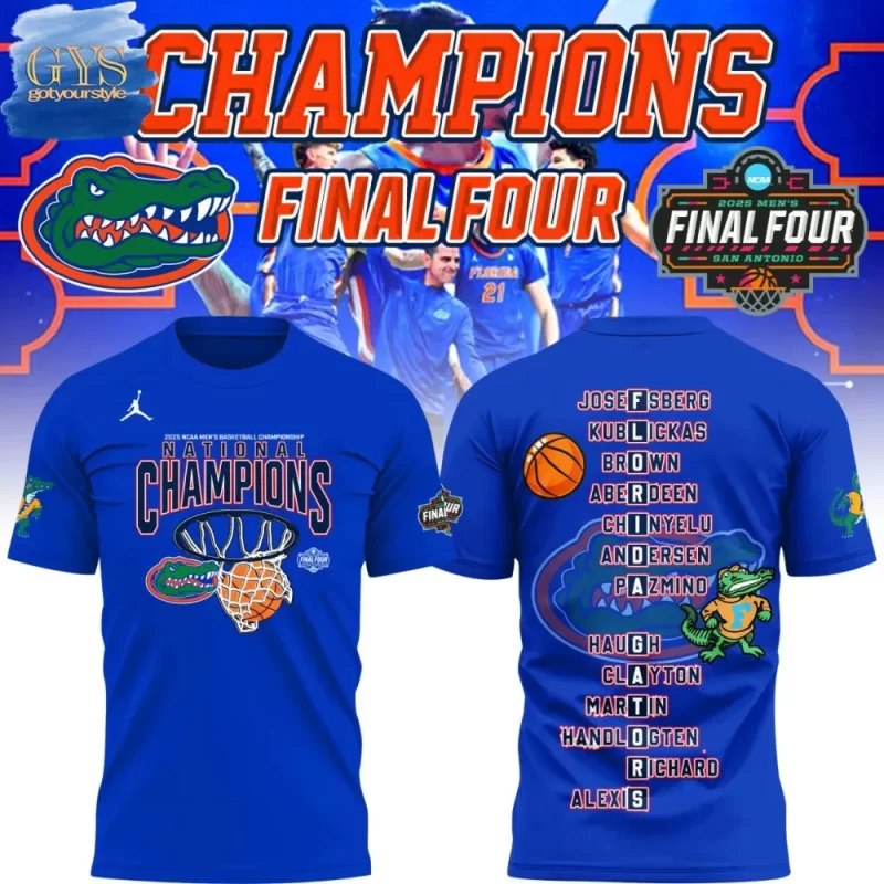 Florida Gators Men's Basketball NCAA Division I Champions Shirt