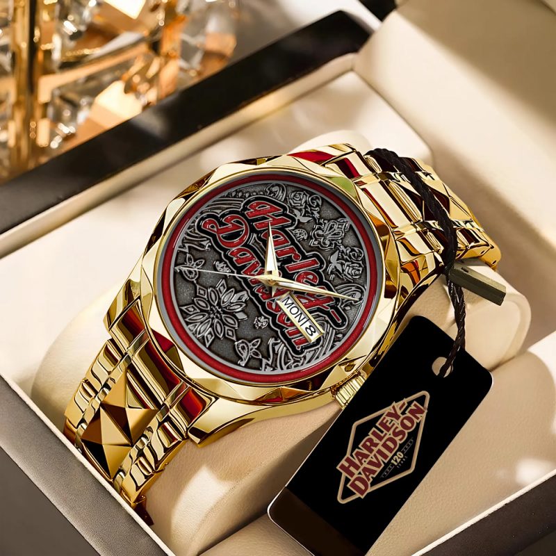 Harley Davidson Alloy Luxury Quartz Watch ALQ1034