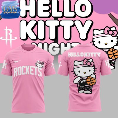 Houston Rockets x Hello Kitty Limited Edition Pink Shirt
