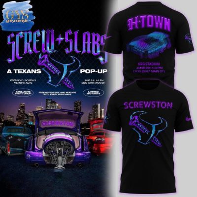 Houston Texans x DJ Screw Screwston Limited Edition Unisex Performance T-Shirt