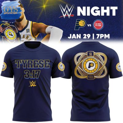 Indiana Pacers 2025 WWE Night Premium Limited Unisex Performance T-Shirt