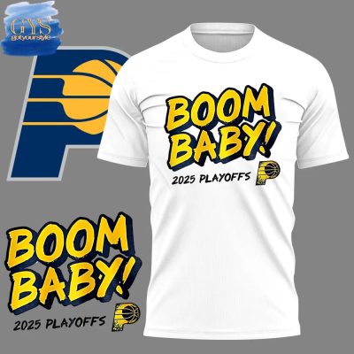 Indiana Pacers Booom Baby Playoffs 2025 Unisex Performance T-Shirt