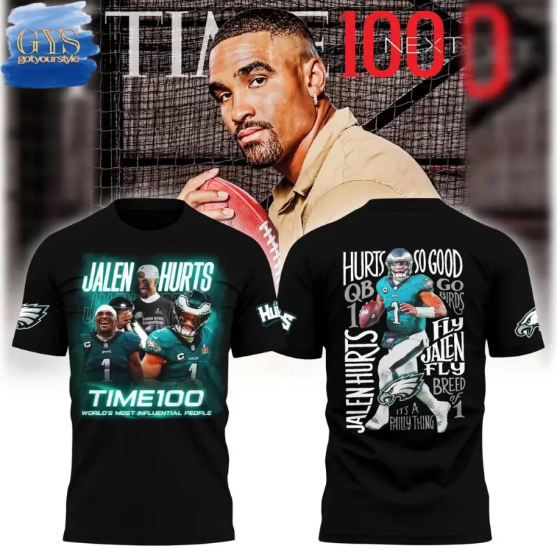 Jalen Hurts TIME100 Limited Edition Unisex Performance T-Shirt