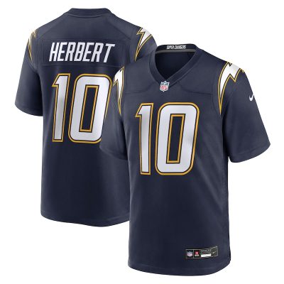 Justin Herbert Los Angeles Chargers Alternate Super Chargers Game Player Jersey - Navy