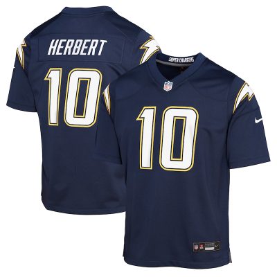 Justin Herbert Los Angeles Chargers Youth Alternate Super Chargers Game Player Jersey - Navy