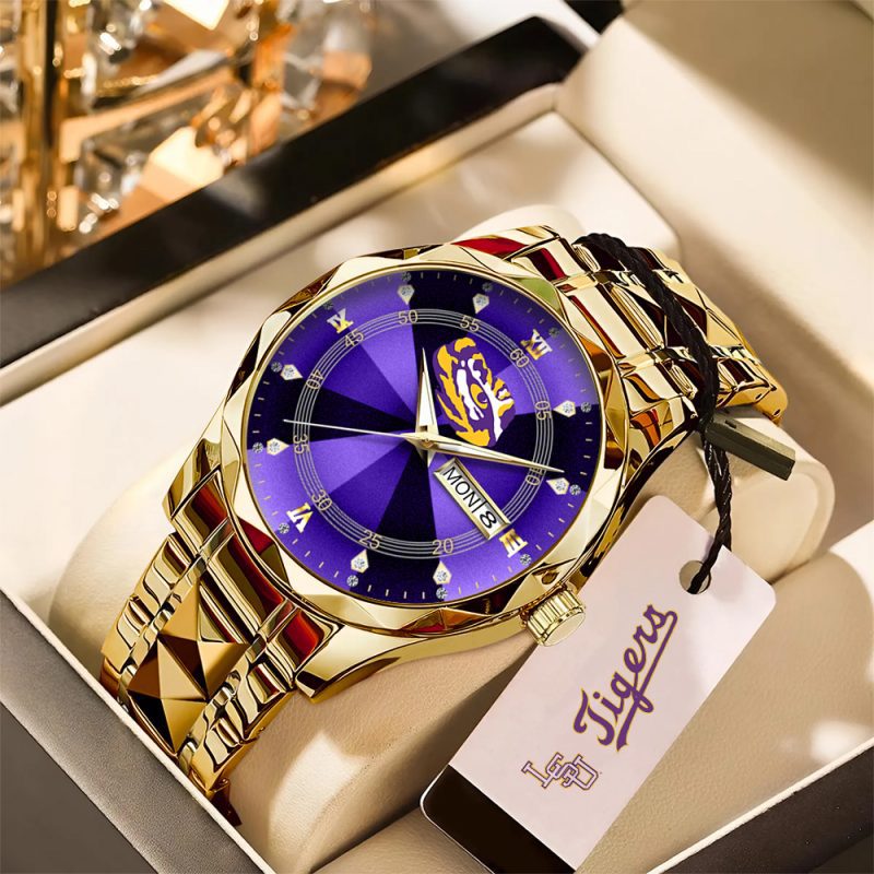 LSU Tigers Baseball Alloy Luxury Quartz Watch ALQ1014