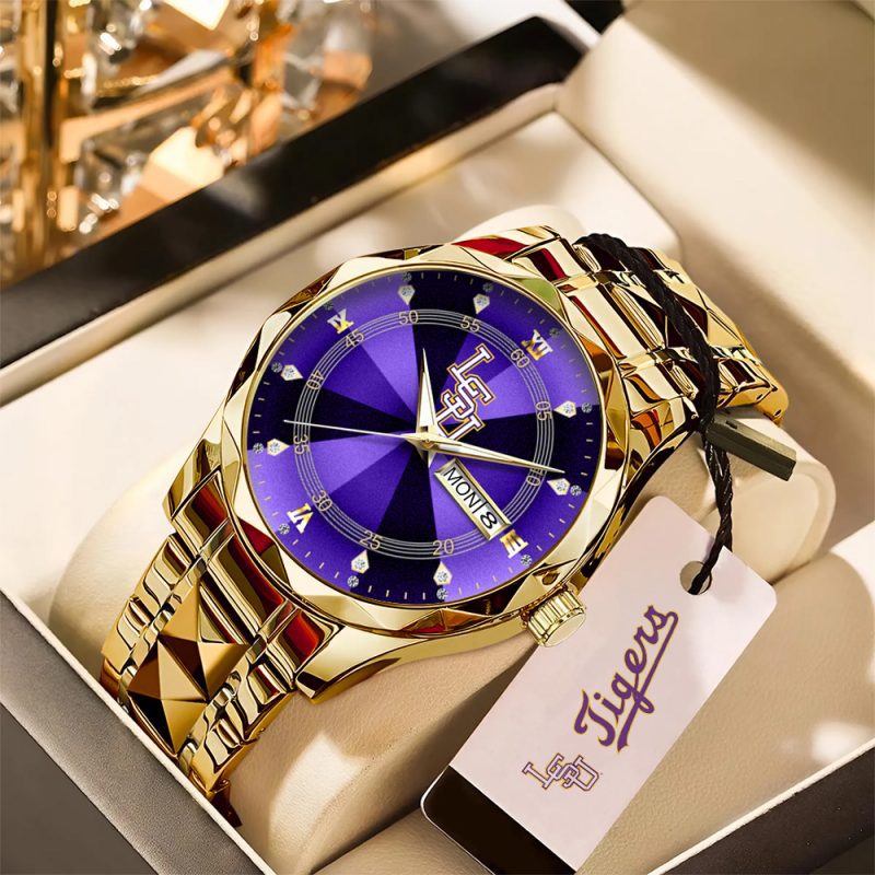 LSU Tigers Baseball Alloy Luxury Quartz Watch ALQ1015