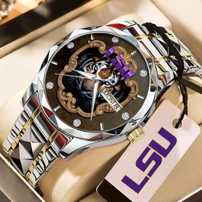 LSU Tigers Baseball Alloy Luxury Quartz Watch ALQ1024
