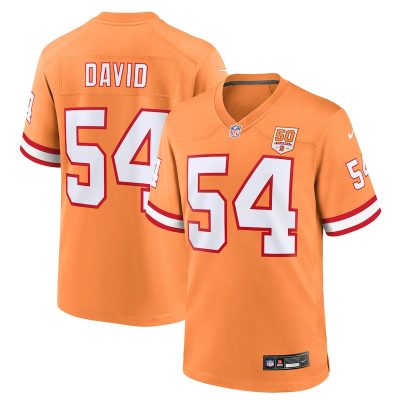 Lavonte David  Tampa Bay Buccaneers 50th Season Game Jersey - Creamsicle