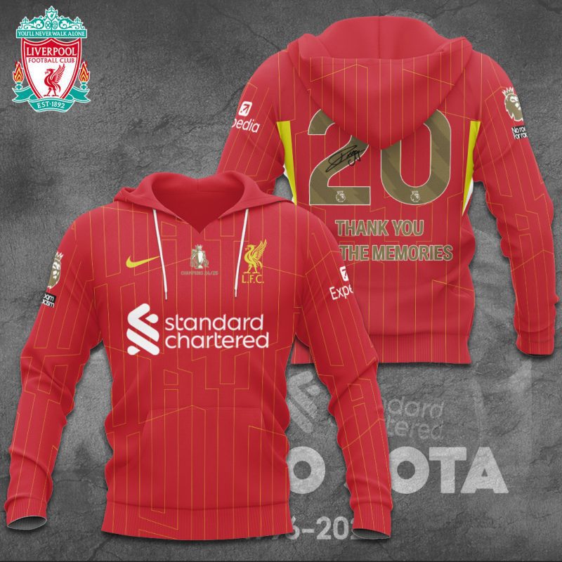 Liverpool FC x Diogo Jota  Rest in peace Unisex Performance Hoodie