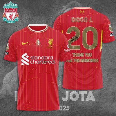 Liverpool FC x Diogo Jota  Rest in peace Unisex Performance T-Shirt