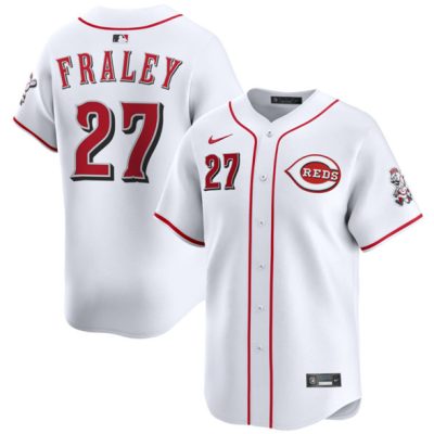 Los Angeles Angels #27 Jake Fraley White Home Limited Stitched Baseball Jersey