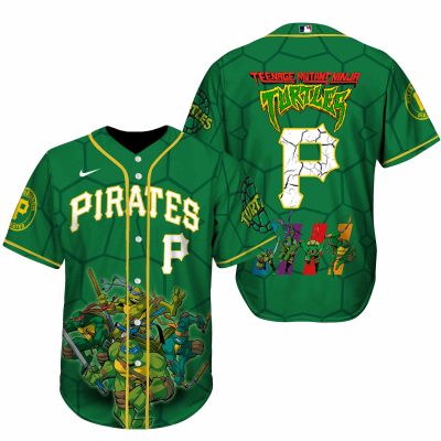 MLB Pittsburgh Pirates X Teenage Mutant Ninja Turtles Baseball Jersey