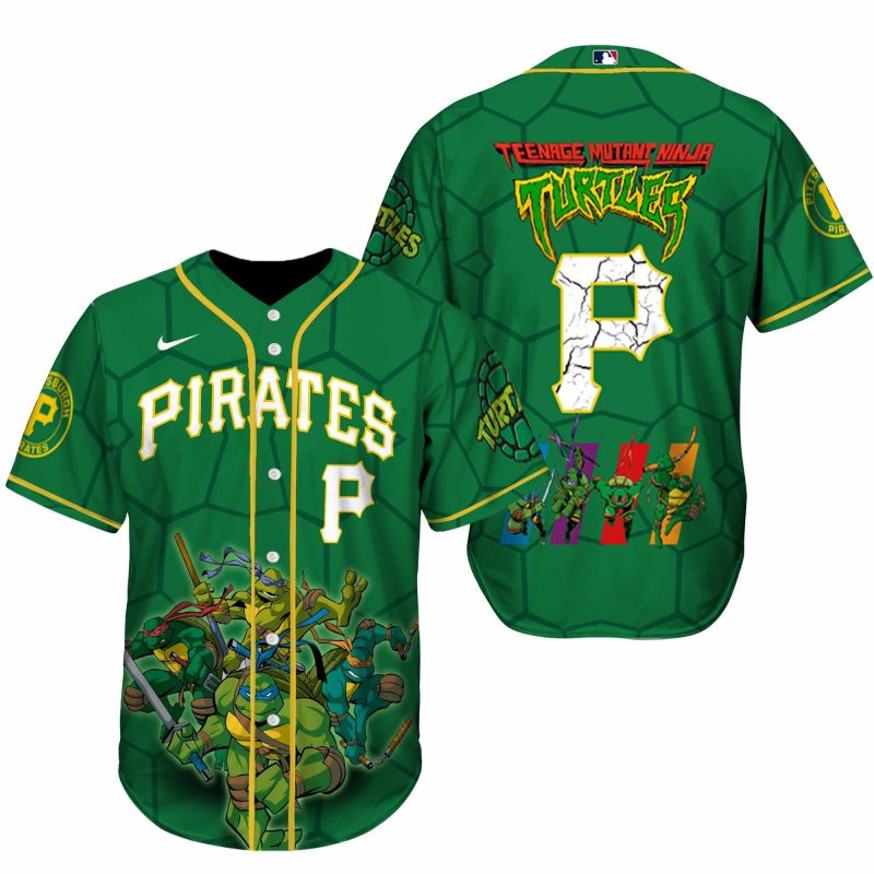 MLB Pittsburgh Pirates X Teenage Mutant Ninja Turtles Baseball Jersey