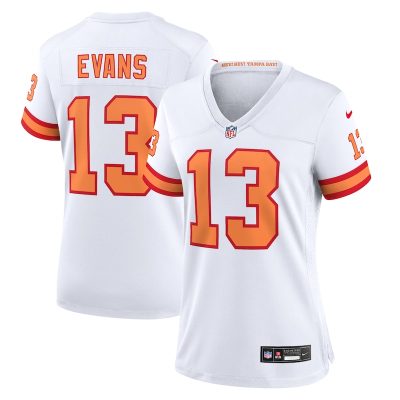 Mike Evans '76 Tampa Bay Buccaneers Women's  Game Jersey - White