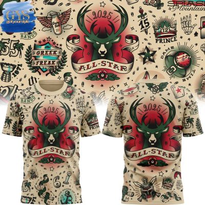Milwaukee Bucks All Stars 2025 Limited Edition Unisex Performance T-Shirt