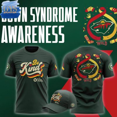 Minnesota Wild Down Syndrome Awareness Limited Edition Unisex Performance T-Shirt