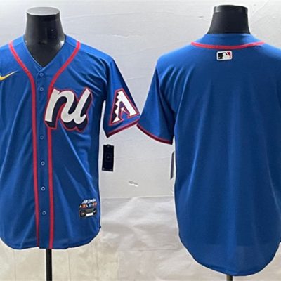 National League Arizona Diamondbacks Blank Blue 2025 All-Star Edition Limited Stitched Baseball Jersey