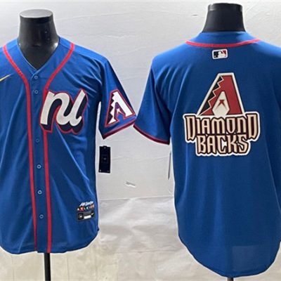 National League Arizona Diamondbacks Team Big Logo Blue 2025 All-Star Edition Limited Stitched Baseball Jersey