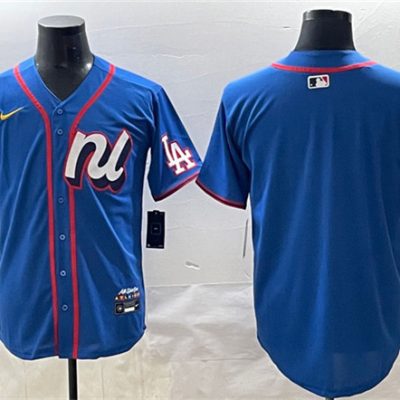 National League Los Angeles Dodgers Blank Blue 2025 All-Star Edition Limited Stitched Baseball Jersey