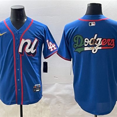 National League Los Angeles Dodgers Team Big Logo Blue 2025 All-Star Edition Limited Stitched Baseball Jersey