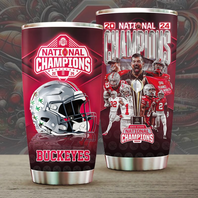 Ohio State Buckeyes Football Stainless Steel Tumblers 20oz/30oz TBC1320