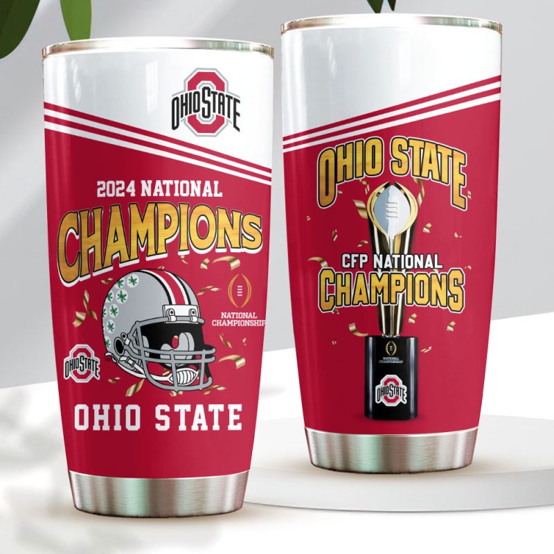 Ohio State Buckeyes Football Stainless Steel Tumblers 20oz/30oz TBC1333