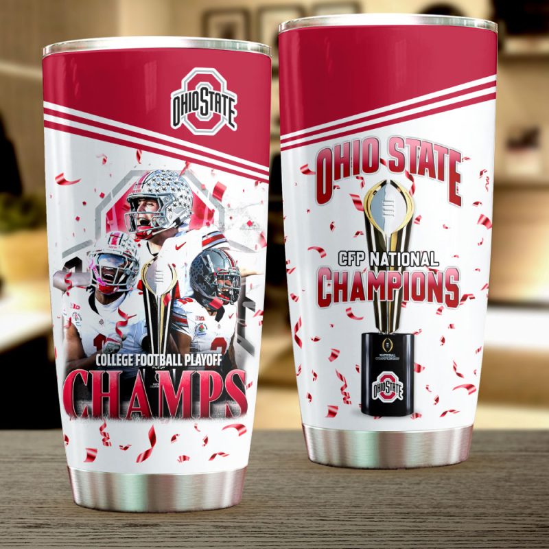 Ohio State Buckeyes Football Stainless Steel Tumblers 20oz/30oz TBC1334