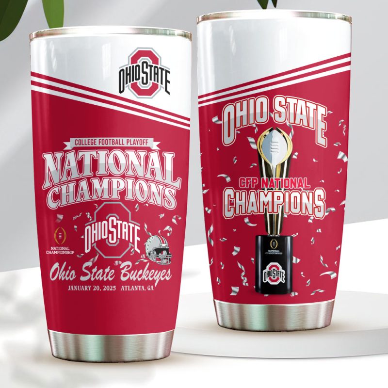 Ohio State Buckeyes Football Stainless Steel Tumblers 20oz/30oz TBC1337