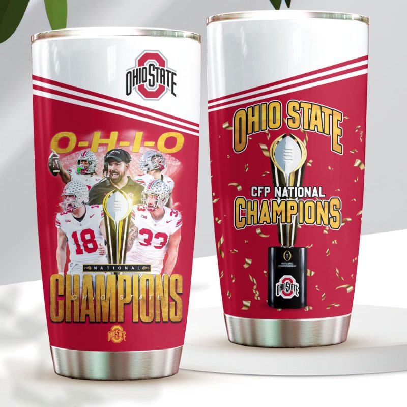 Ohio State Buckeyes Football Stainless Steel Tumblers 20oz/30oz TBC1338