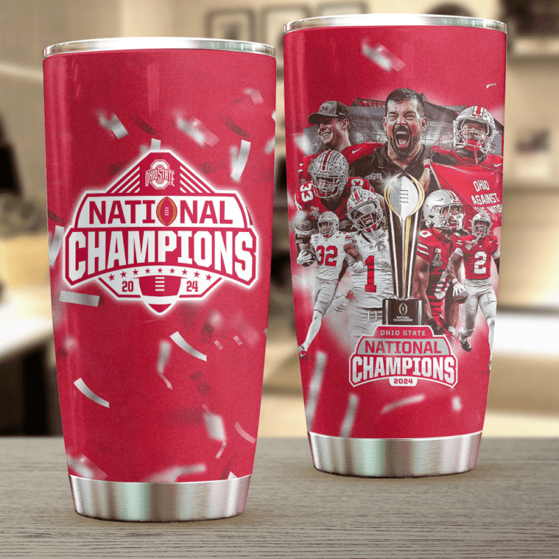 Ohio State Buckeyes Football Stainless Steel Tumblers 20oz/30oz TBC1340
