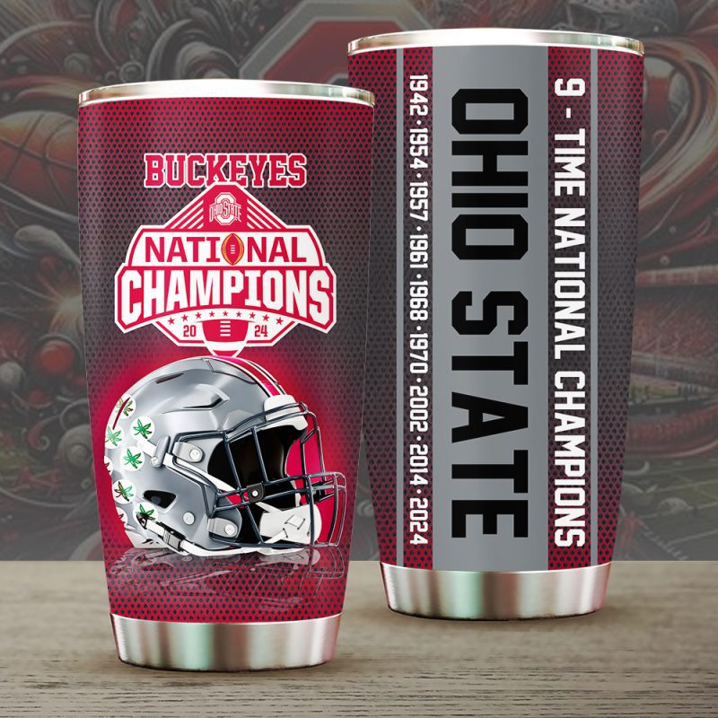 Ohio State Buckeyes Football Stainless Steel Tumblers 20oz/30oz TBC1343
