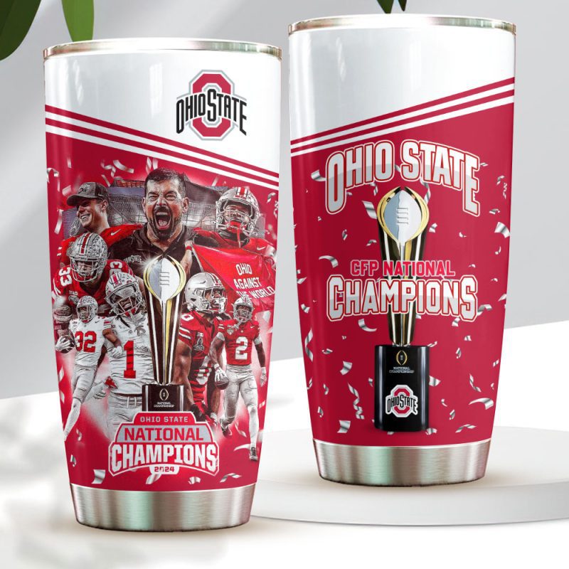 Ohio State Buckeyes Football Stainless Steel Tumblers 20oz/30oz TBC1358