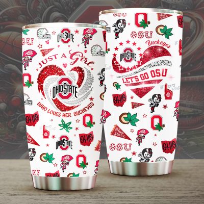 Ohio State Buckeyes Football Stainless Steel Tumblers 20oz/30oz TBC1365