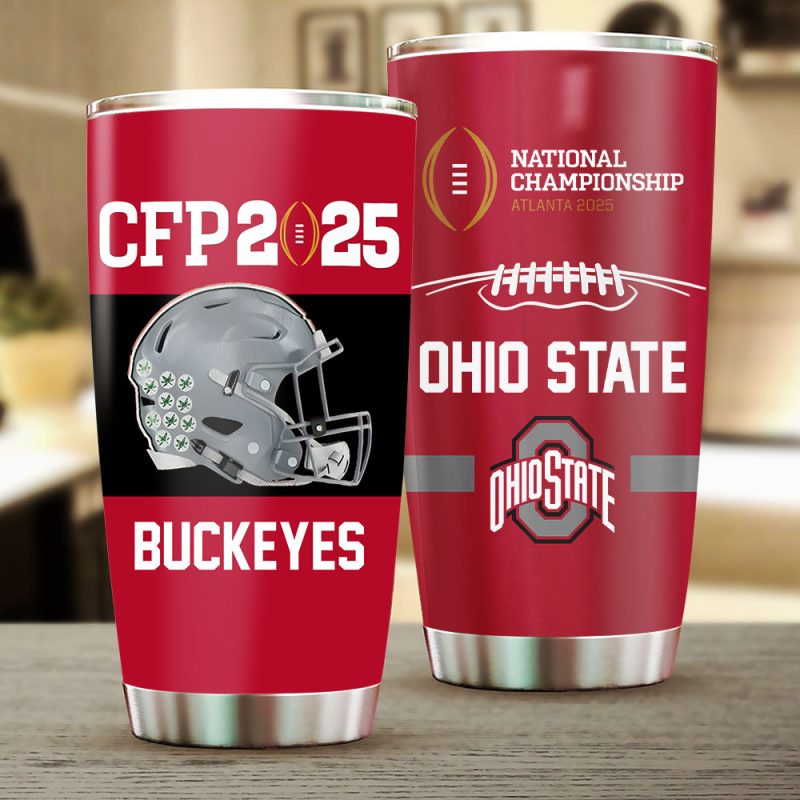 Ohio State Buckeyes Football Stainless Steel Tumblers 20oz/30oz TBC1366